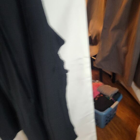 Banana Republic Black Knit Open Front Oversized Shrug Hoodie - Picture 9 of 13